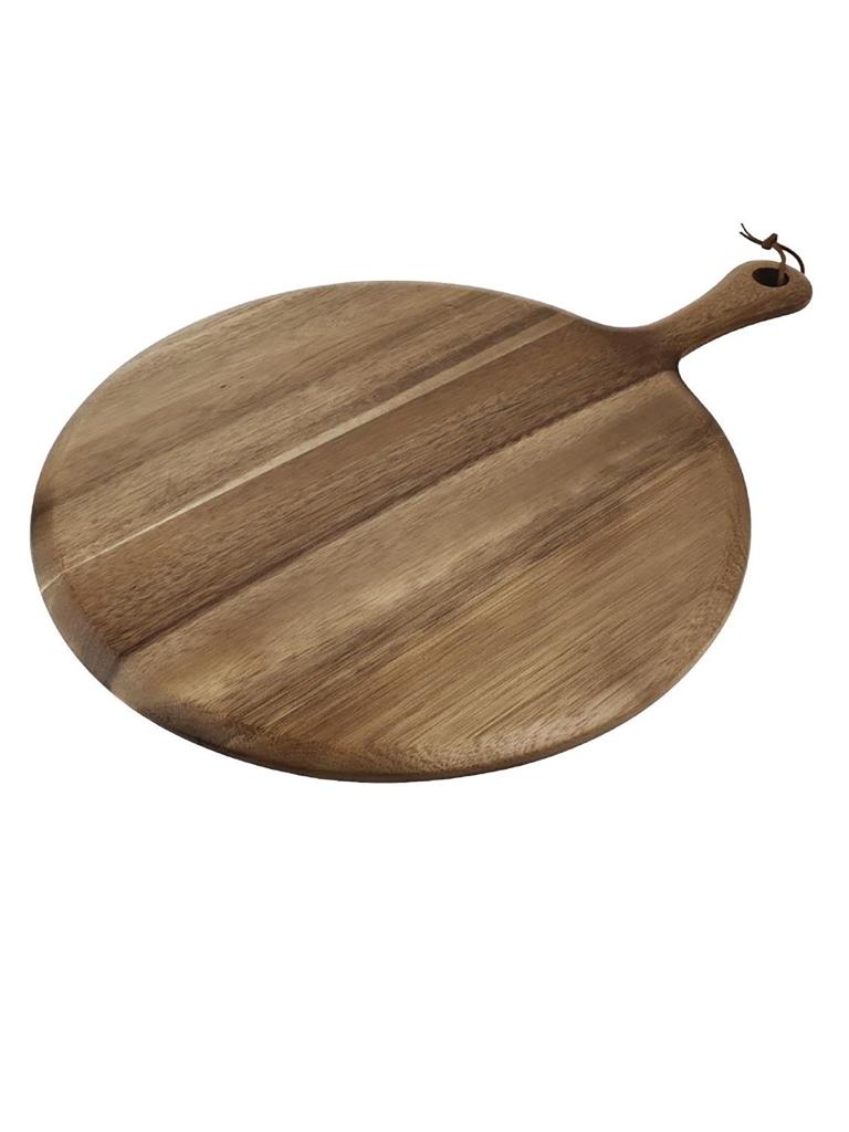 Planche de service - Ø 33 x H 1,5 CM - Bois d'acacia - Olympia - GM308