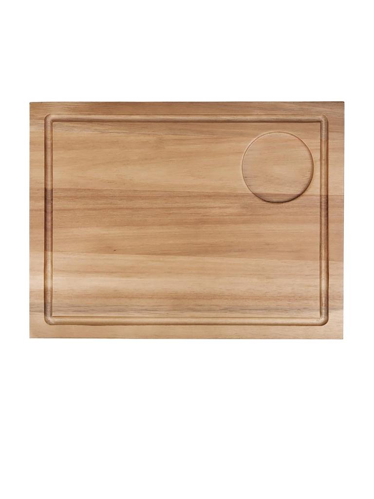 Planche à steak - H 2,5 x 31 x 24 CM - Bois d'acacia - Olympia - DP139