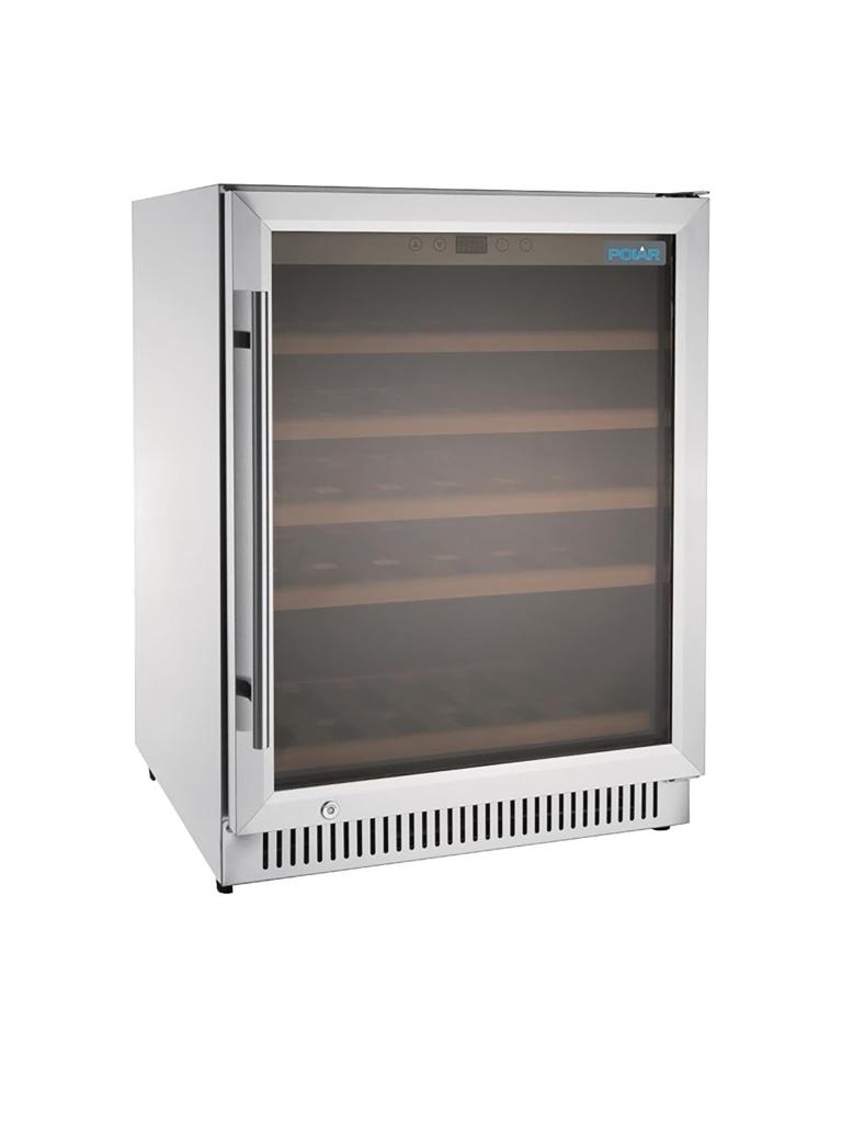 Cave à vin - 125 Litres - H 82 x 59,5 x 57,3 CM - 220-240 V - Polar - GG762