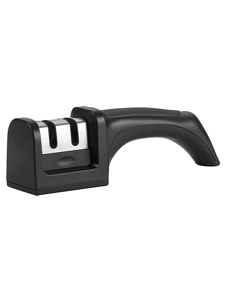 Aiguiseur de couteaux - H 6 x 19 x 5 CM - 0,175 KG - Noir - 085010