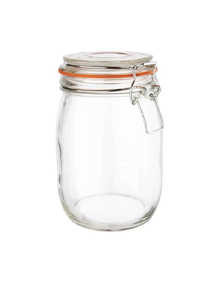 Bocal à conserve - 1 Litre - Ø 8,9 x H 17,5 CM - Verre - Vogue - P492