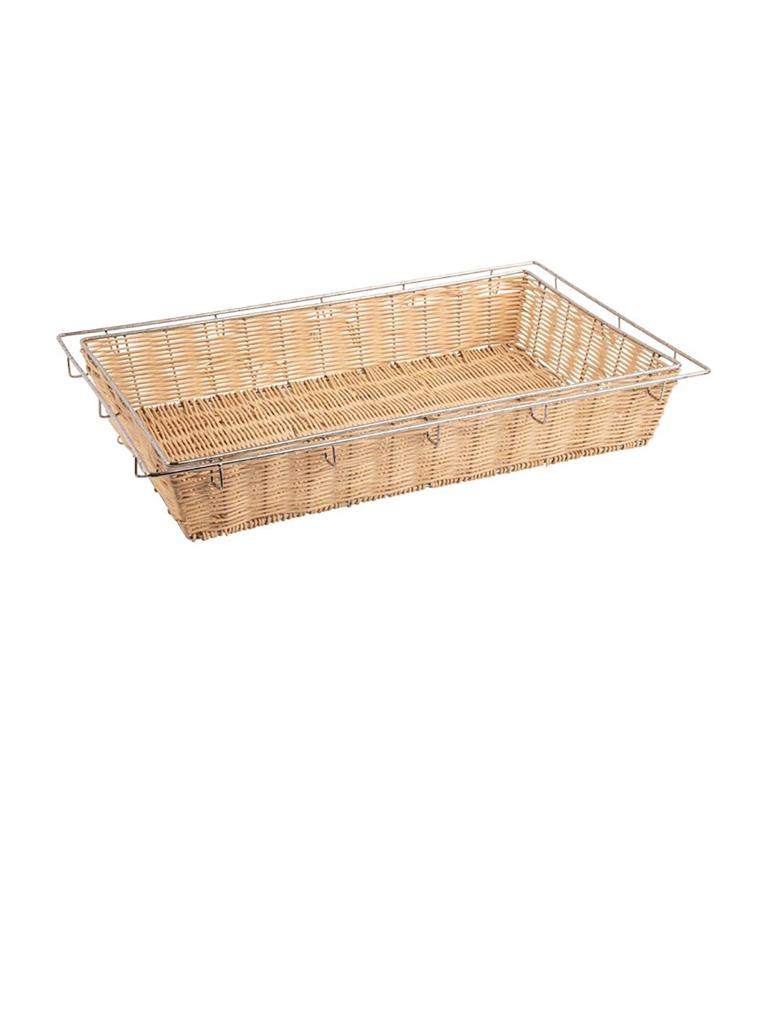 Panier - GN 1/1 - Naturel - H 8 x 53 x 32,5 CM - Osier - Olympia - F760