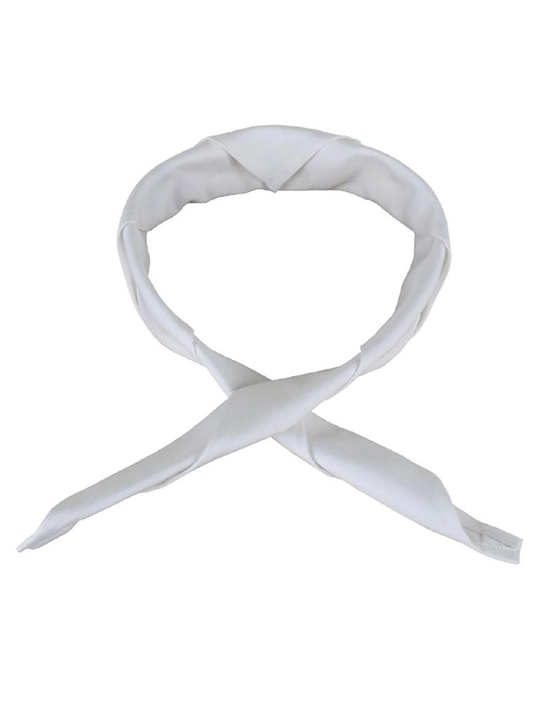 Foulard - Unisexe - Taille Unique - Blanc - H 91,4 x 63,5 CM - Polyester/Coton - Vêtement Blancs Chefs - A010