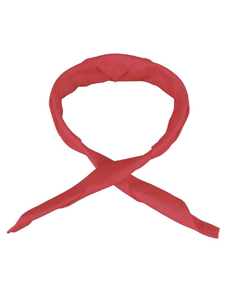 Foulard - Unisexe - Taille Unique - Rouge - H 91,4 x 63,5 CM - Polyester/Coton - Vêtements de Chefs Blancs - A054