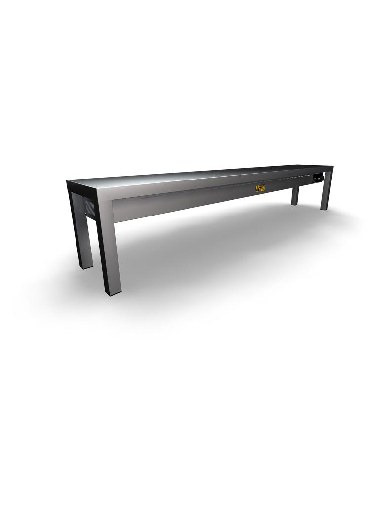 Etagere - Céramique Chauffante - 1 Niveau - 5 Radiateurs - 180 CM - Combisteel - 7020.0720