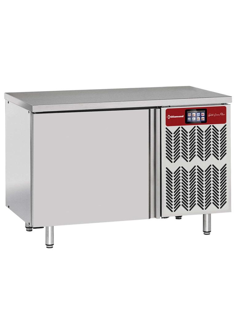 Blastchiller - Table de travail - 6 x 1/1 GN - H 90 x 125 x 70 CM - Bord droit - Diamant - GTBT6/TS