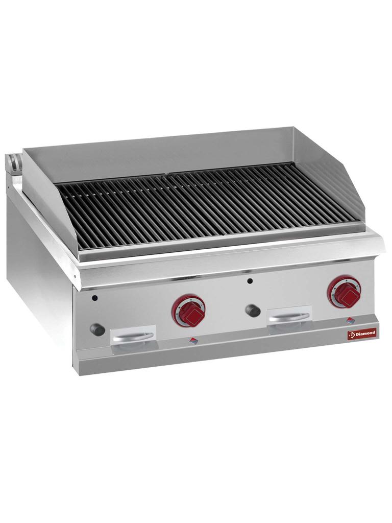 Grill à lave - Gaz - 15kW - Diamant - G7/GPL8T-ZG