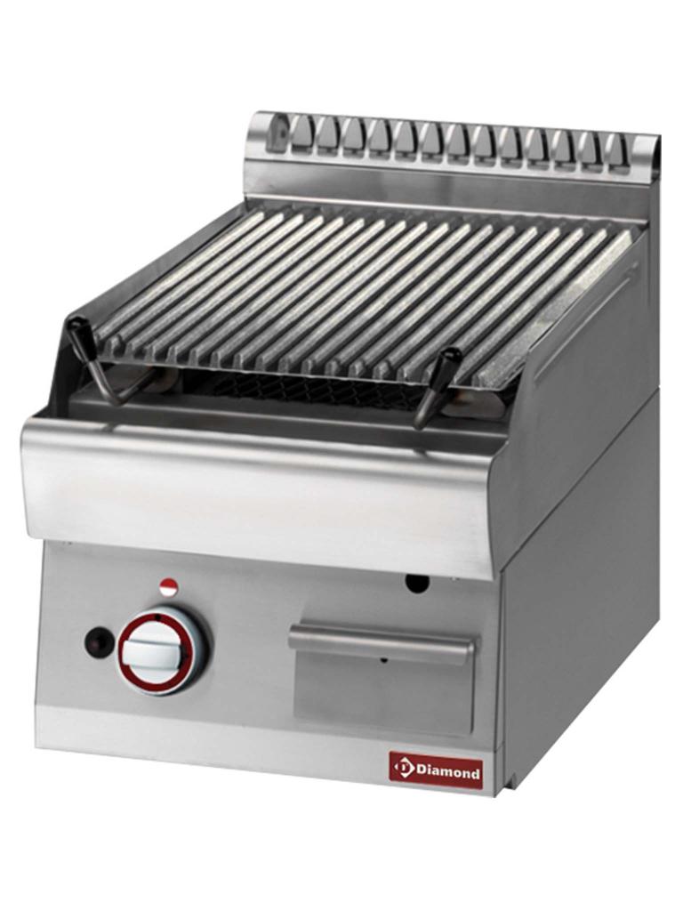 Grill à lave - Gaz - 7.5kW - Diamant - PLX47-PB