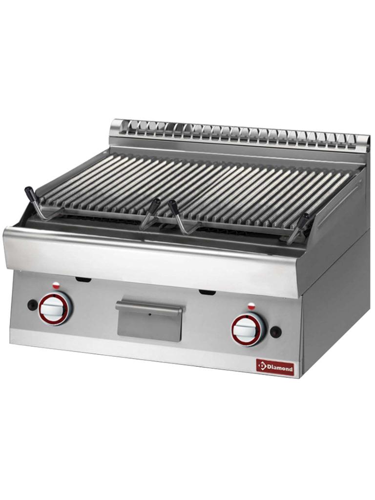Grill à lave - Gaz - 15kW - Diamant - PLX87-PB