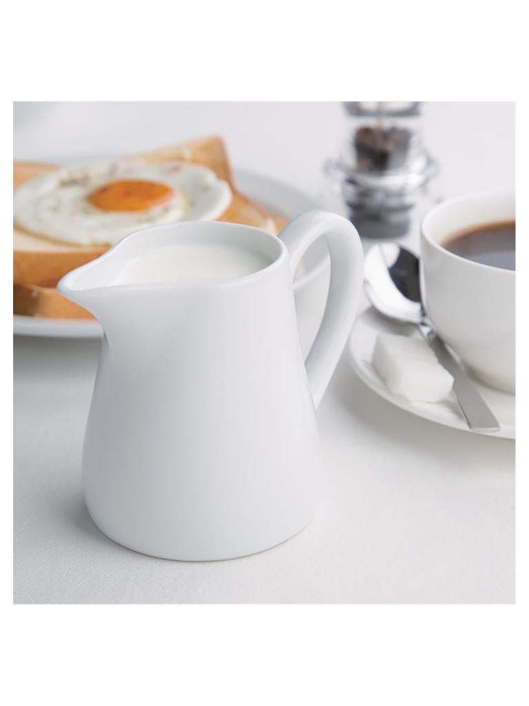 Pot à lait - 21,2 CL - 6 pièces - H 9 x 12,4 x 7,8 CM - Porcelaine - Olympia - U820