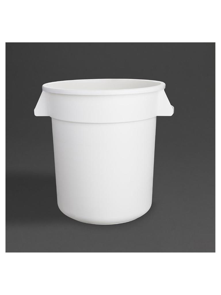 Conteneur de stockage - 38 Litres - Blanc - Ø 39,8 x H 43,4 CM - Polypropylène - Vogue - GG792