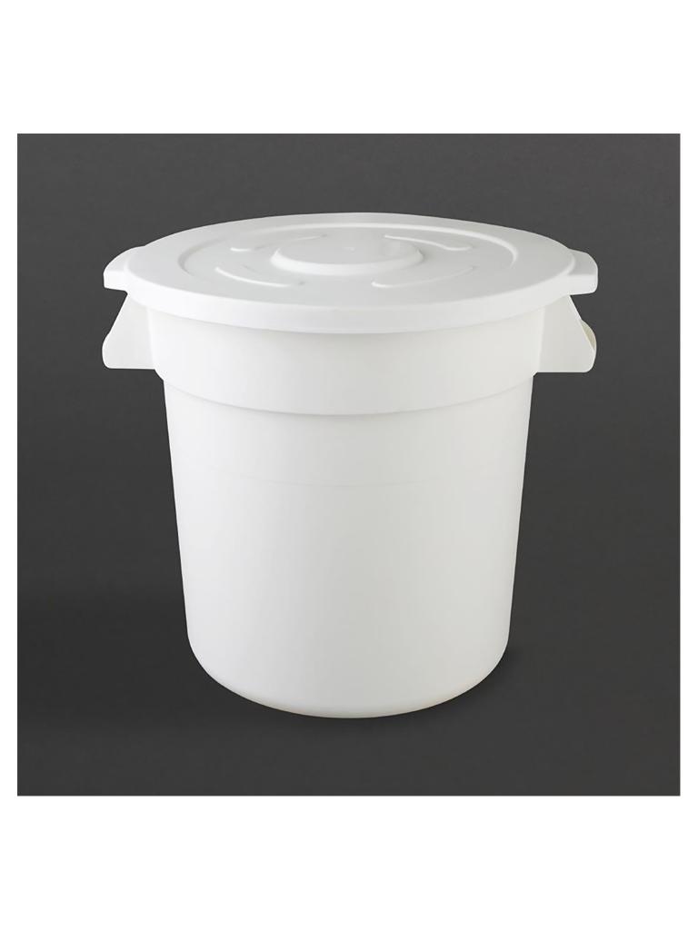 Conteneur de stockage - 76 Litre - Blanc - Ø 49,2 x H 58,4 CM - Polypropylène - Vogue - GG793