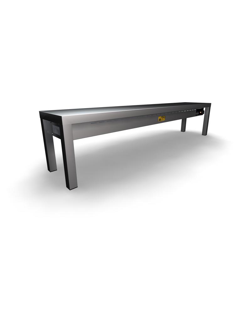 Etagere - Céramique Chauffante - 1 Niveau - 4 Radiateurs - 160 CM - Combisteel - 7020.0715