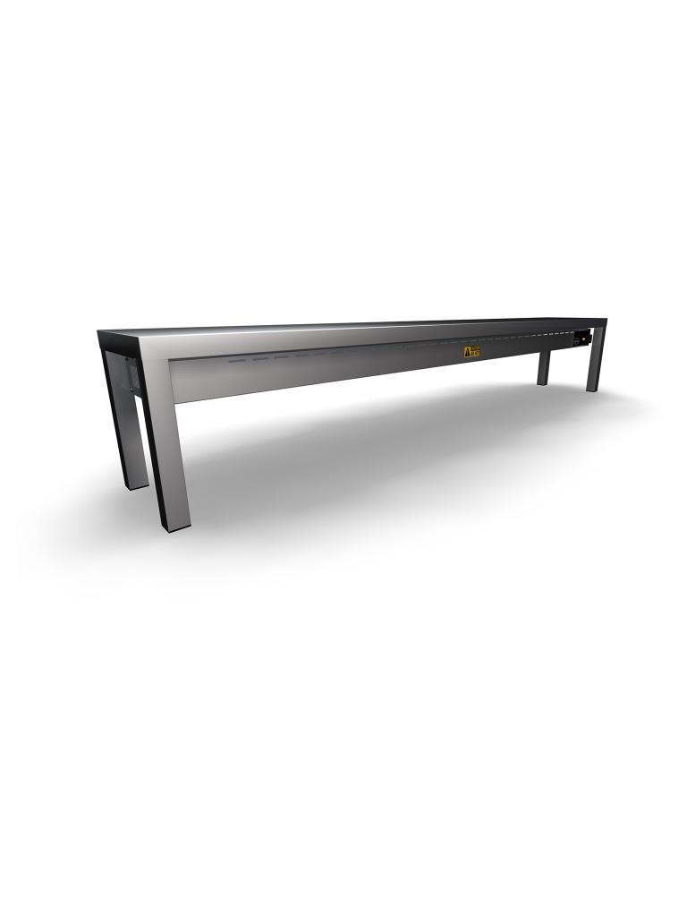 Etagere - Céramique Chauffante - 1 Niveau - 6 Radiateurs - 200 CM - Combisteel - 7020.0725