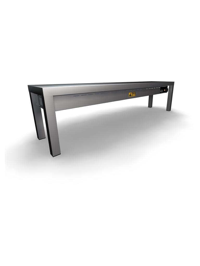 Etagere - Céramique Chauffante - 1 Niveau - 4 Radiateurs - 140 CM - Combisteel - 7020.0710