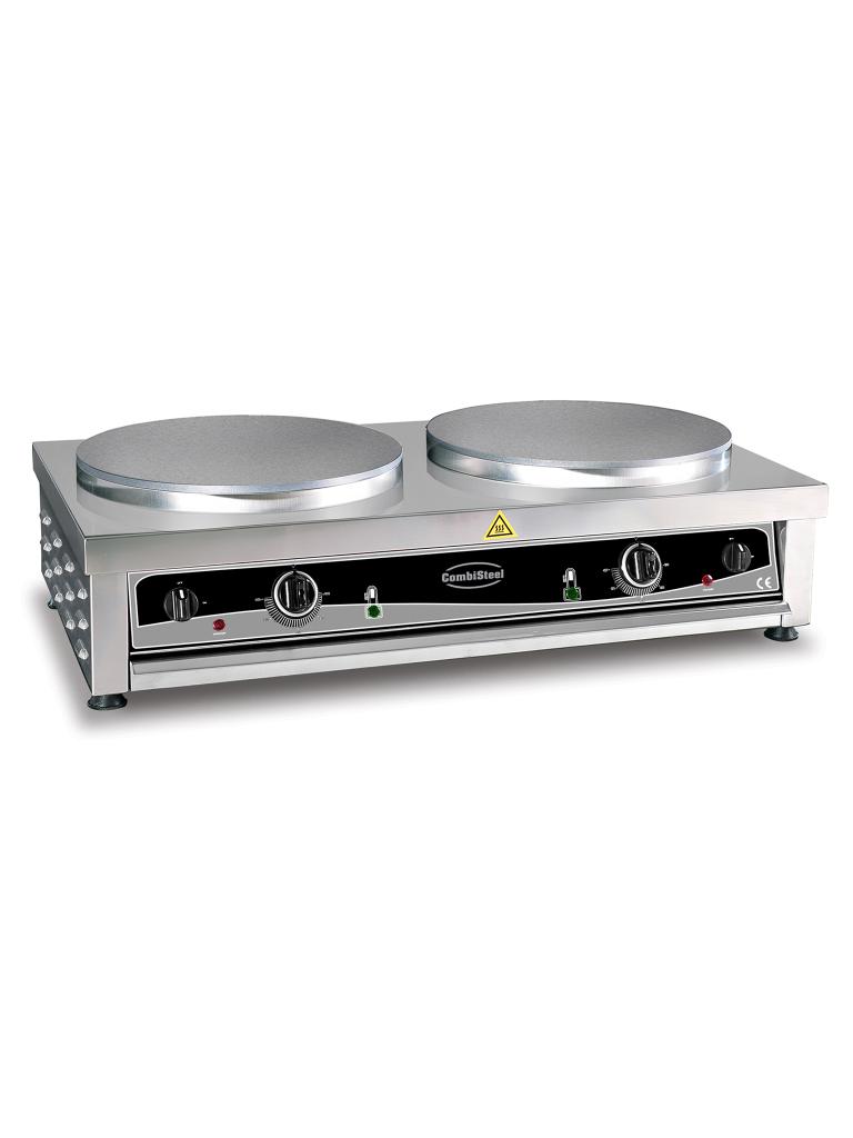 Plaque Crêpe - Double - Ø40 CM - 230V - Combisteel - 7491.0045