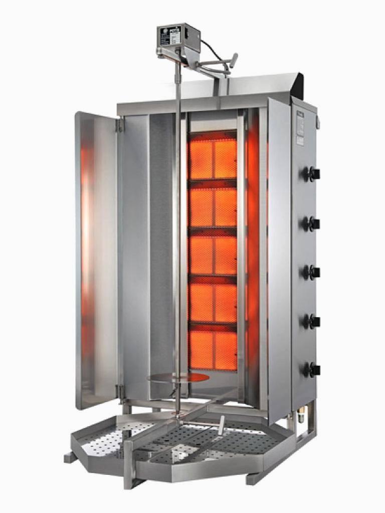 Donergrill - Gaz - 5 brûleurs - Moteur dessus - Naomi - GD5/S