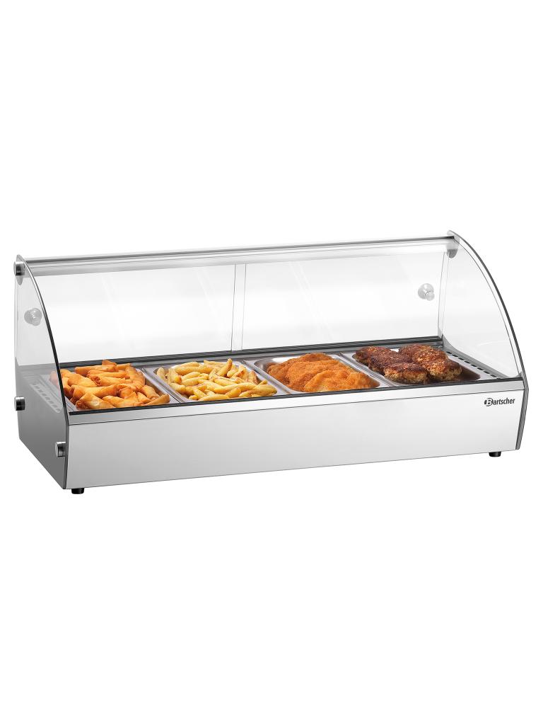 Vitrine chauffante - 4 x 1/3 GN - Bartscher - 305058