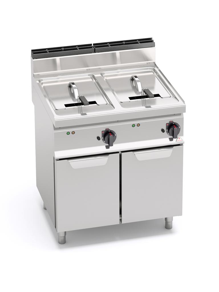 Friteuse Restauration - 2 x 18 Litres - Electrique - Berto's - E7F18-8M