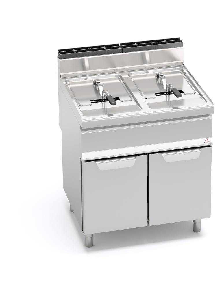 Friteuse Restauration - 2 x 15 Litres - Gaz - Berto's - GL15+15M