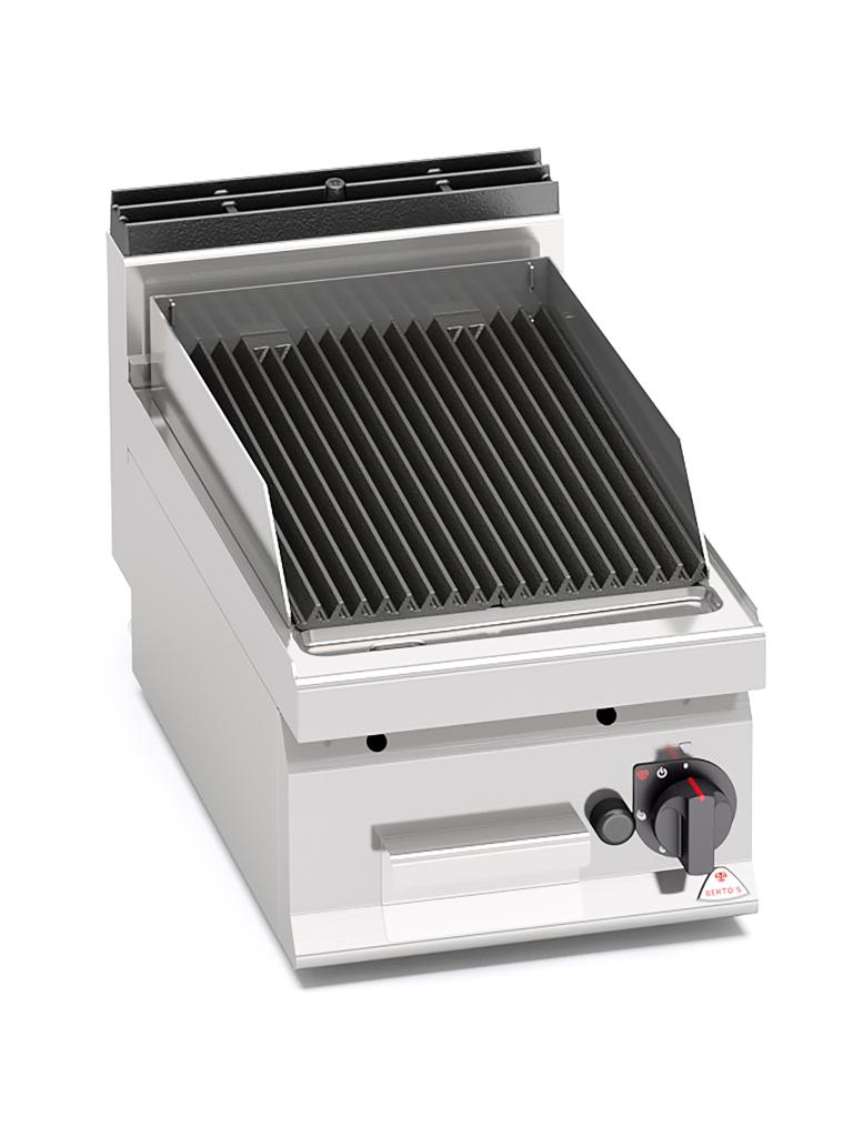 Grill à pierre de lave - 40 CM - Gaz - Modèle de table - Berto's - PLG40B