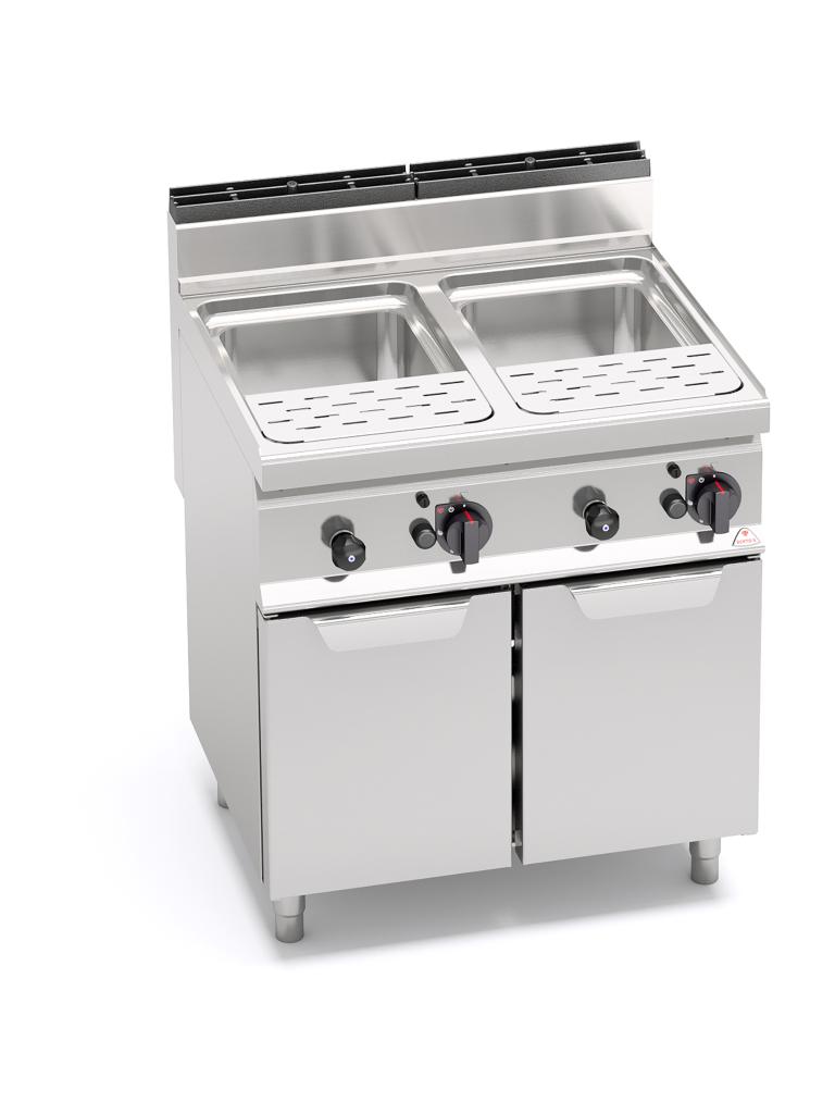 Cuiseur à pâtes - 2 x 30 Litres - Gaz - Berto's - CPG80E