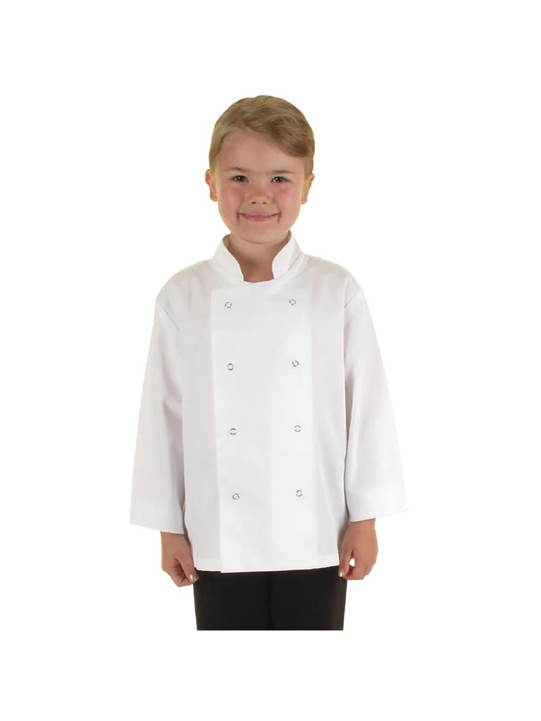 Veste de Chef - Taille Enfant - Blanc - Polyester/Coton - Whites Chefs Clothing