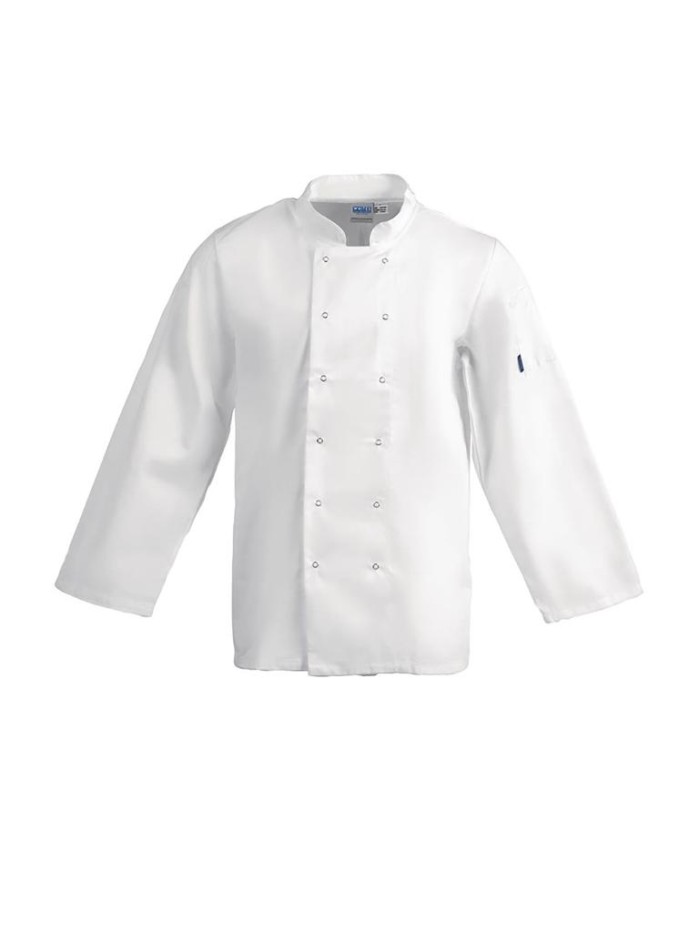 Veste de Chef - Unisexe - Blanc - Polyester/Coton - Vêtements de Chefs Blancs - A134
