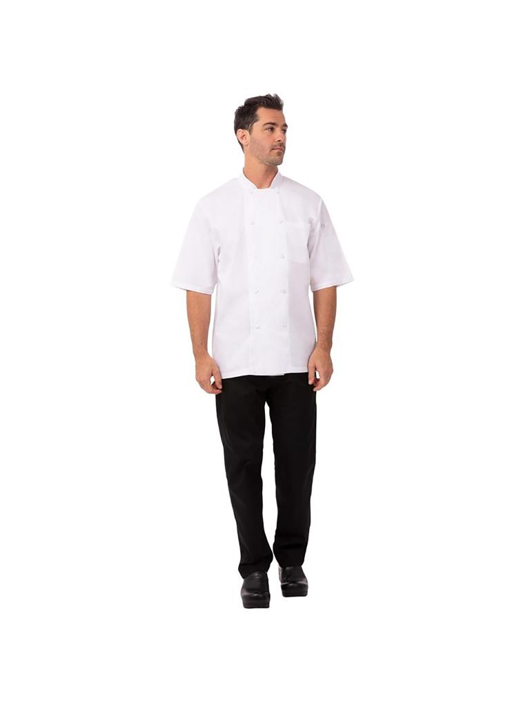 Veste de cuisine - Unisexe - Blanc - Polyester/Coton - Chef Works - A914