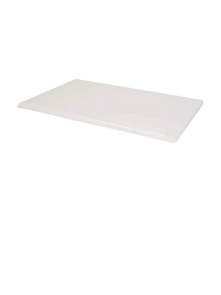 Plateau de table - Blanc - H 3 CM - Aggloméré/Feuille - Bolero