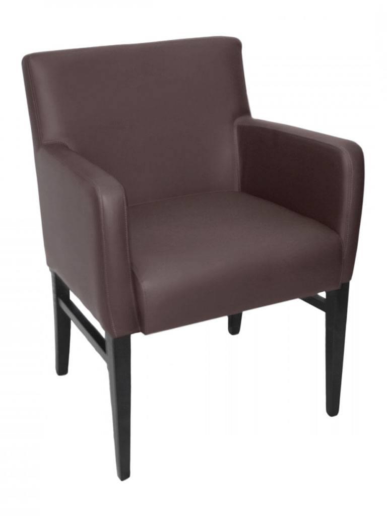 Chaise de restauration - London - Marron - Accoudoir - G-Line