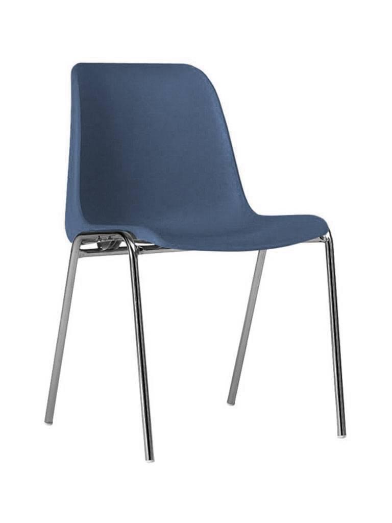 Chaise de cantine - Easy - Bleu - Empilable - G-Line