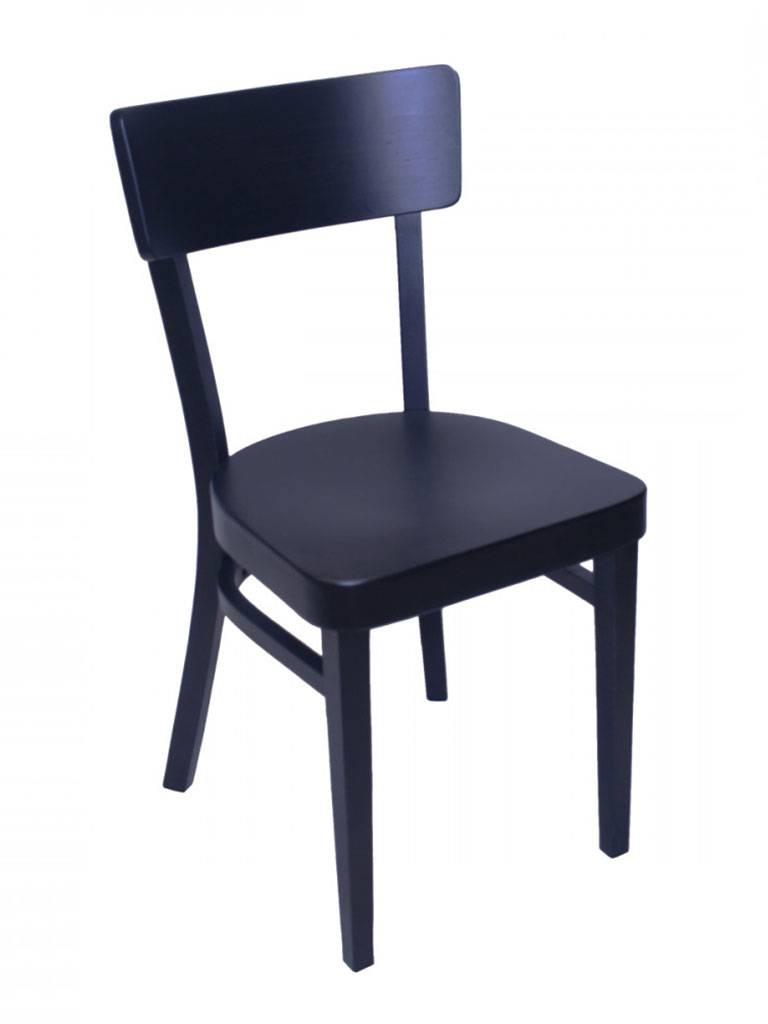 Chaise de restauration - Bruxelles - Noir - Bois - G-Line