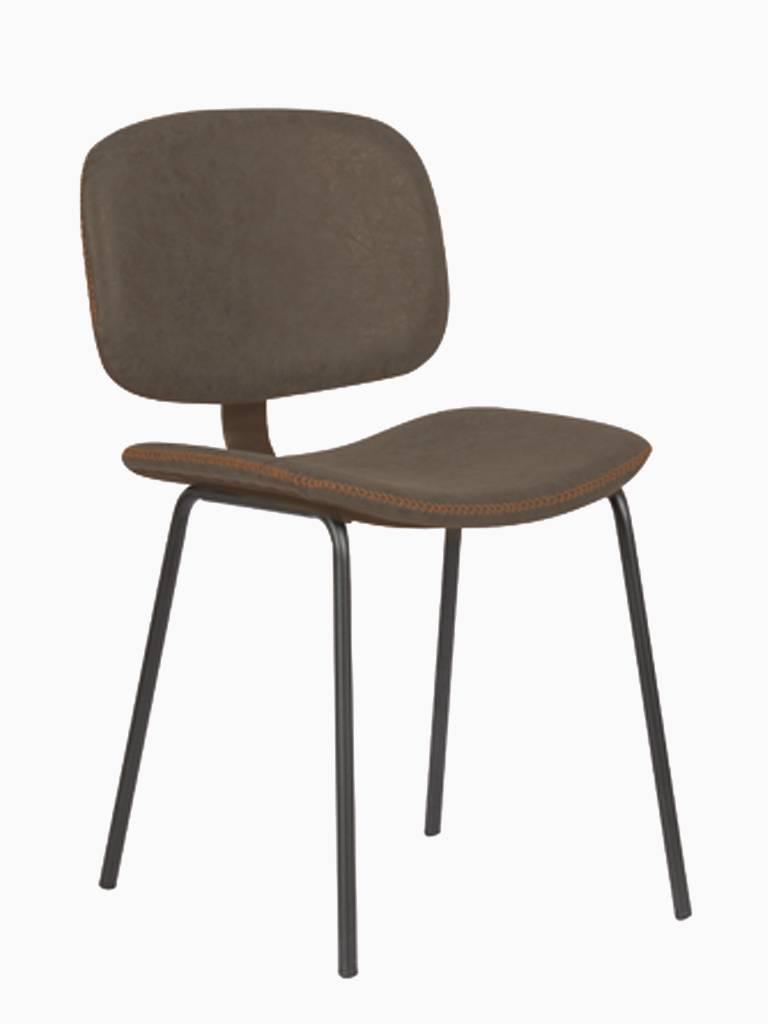 Chaise de restauration - Lamino - Marron - Acier - G-Line