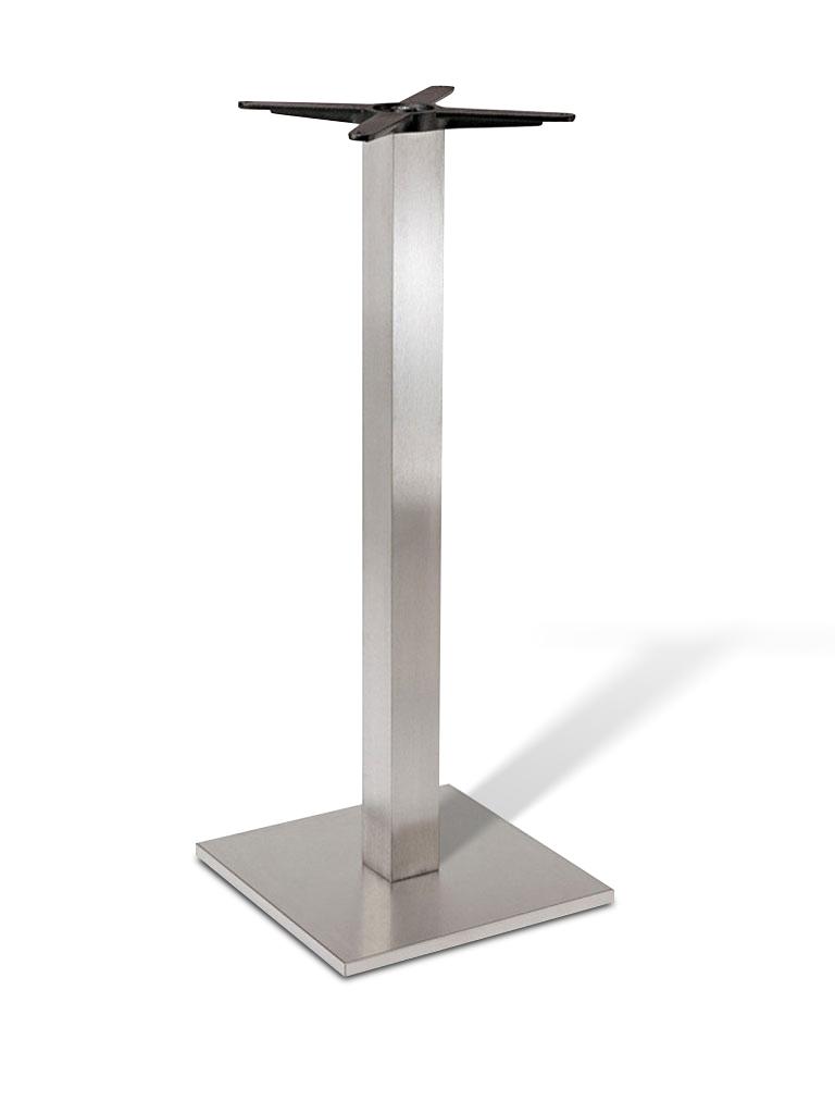 Base de table / Pied de table - Table debout - Acier inoxydable - Argent - G-Line
