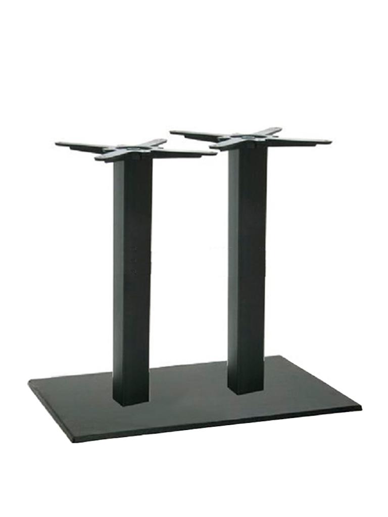 Pied de table en fonte - Double - Noir - G-Line