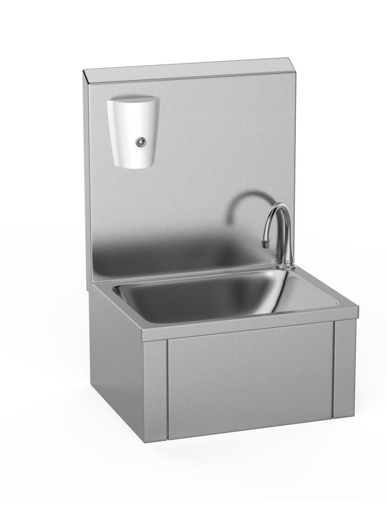 Lave Mains Inox - Commande Au Genou - Profondeur 33,5 CM - G-Line