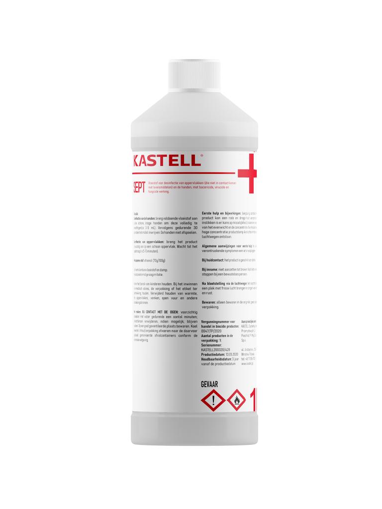 Désinfection Main & Surface - 1 Litre - 72% d'alcool - G-Line