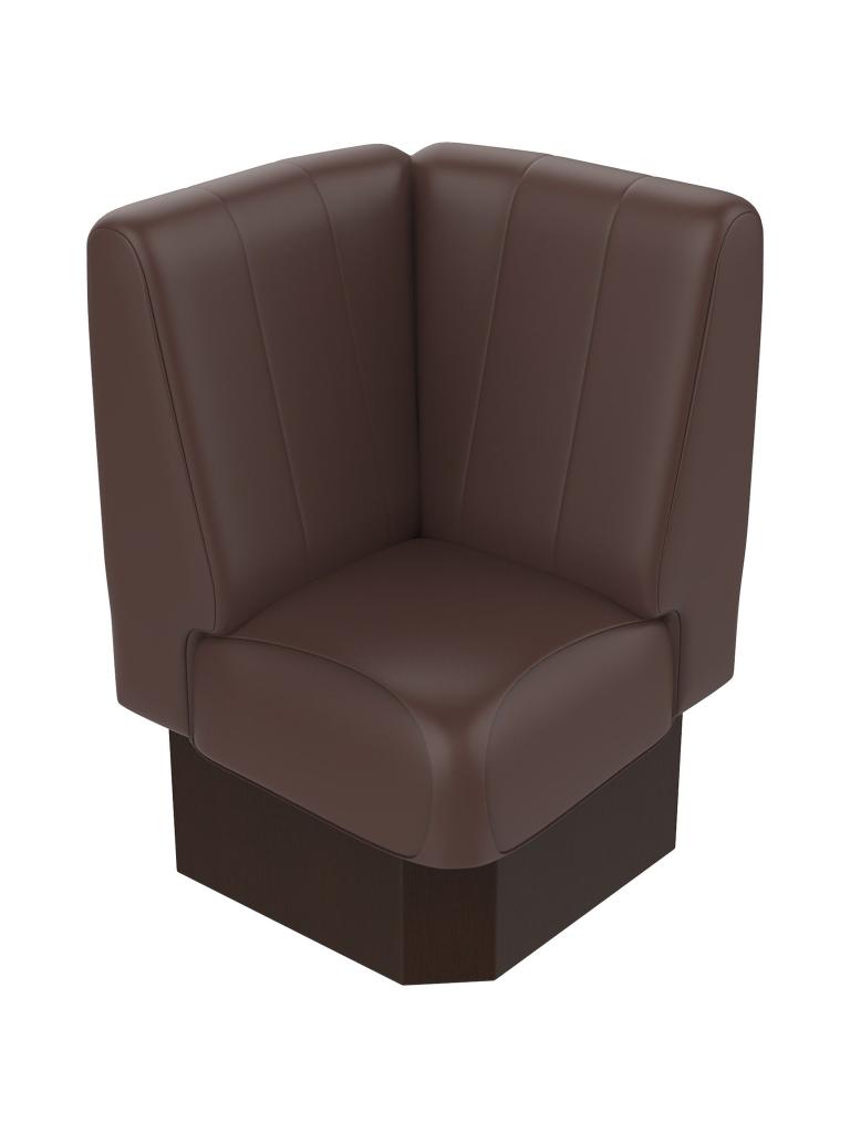 Canapé d'angle - Manhattan - Marron - 60 x 60 cm - G-Line