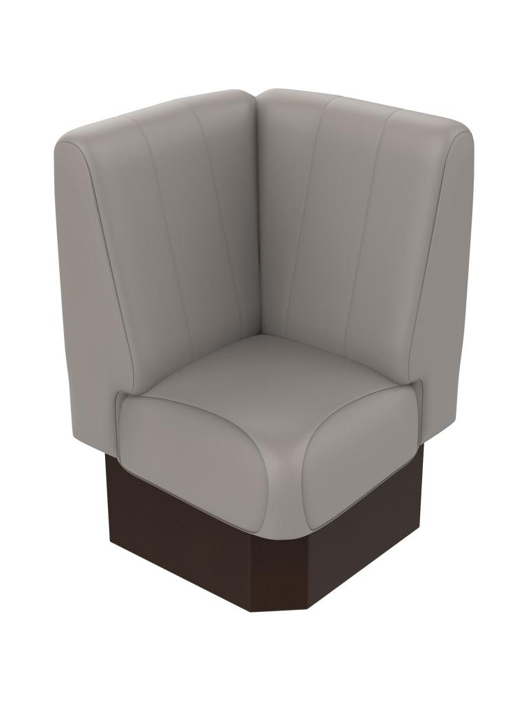 Canapé d'angle - Manhattan - Gris - 60 x 60 cm - G-Line