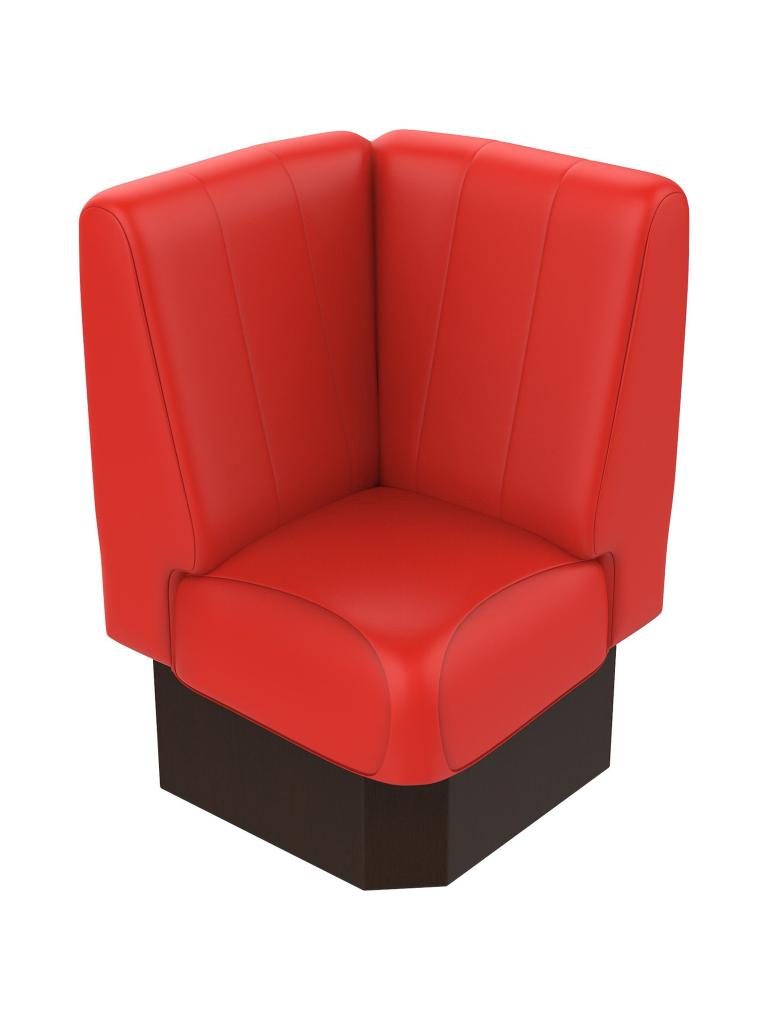 Canapé d'angle - Manhattan - Rouge - 60 x 60 cm - G-Line
