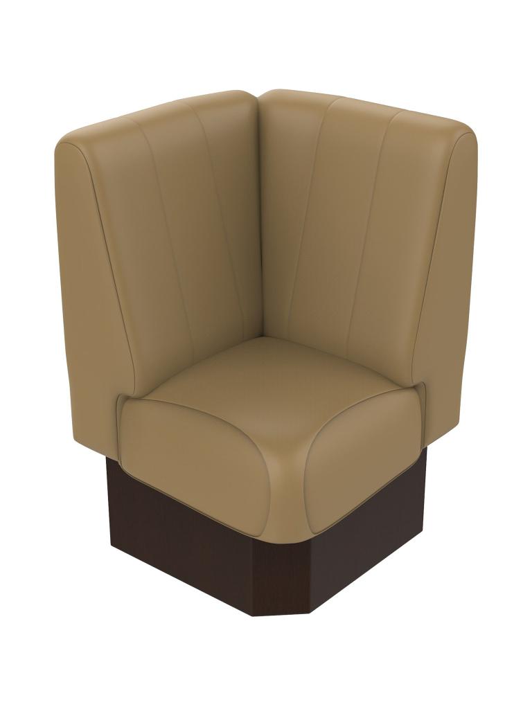 Canapé d'angle - Manhattan - Taupe - 60 x 60 cm - G-Line