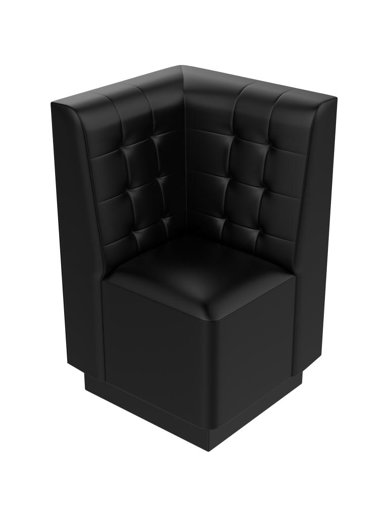 Canapé d'angle - Deluxe - 65 x 65 cm - Noir - G-Line