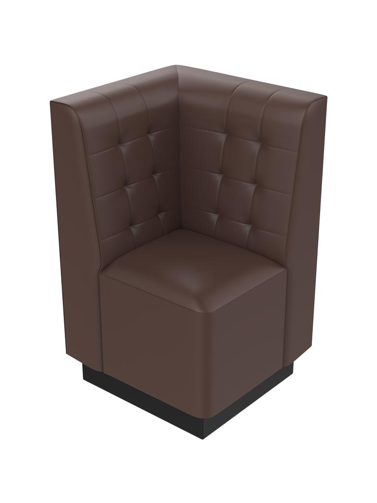 Canapé d'angle - Deluxe - 65 x 65 cm - Marron - G-Line