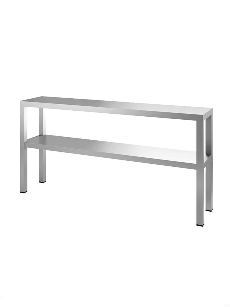 Etagère - Inox - 2 Niveaux - H 65 x 120 x 30 CM - Démontable - G-Line