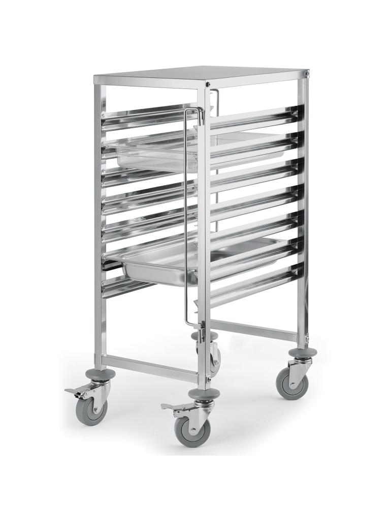 Regaalwagen - 7 x 1/1 GN - Acier Inoxydable - G-Line