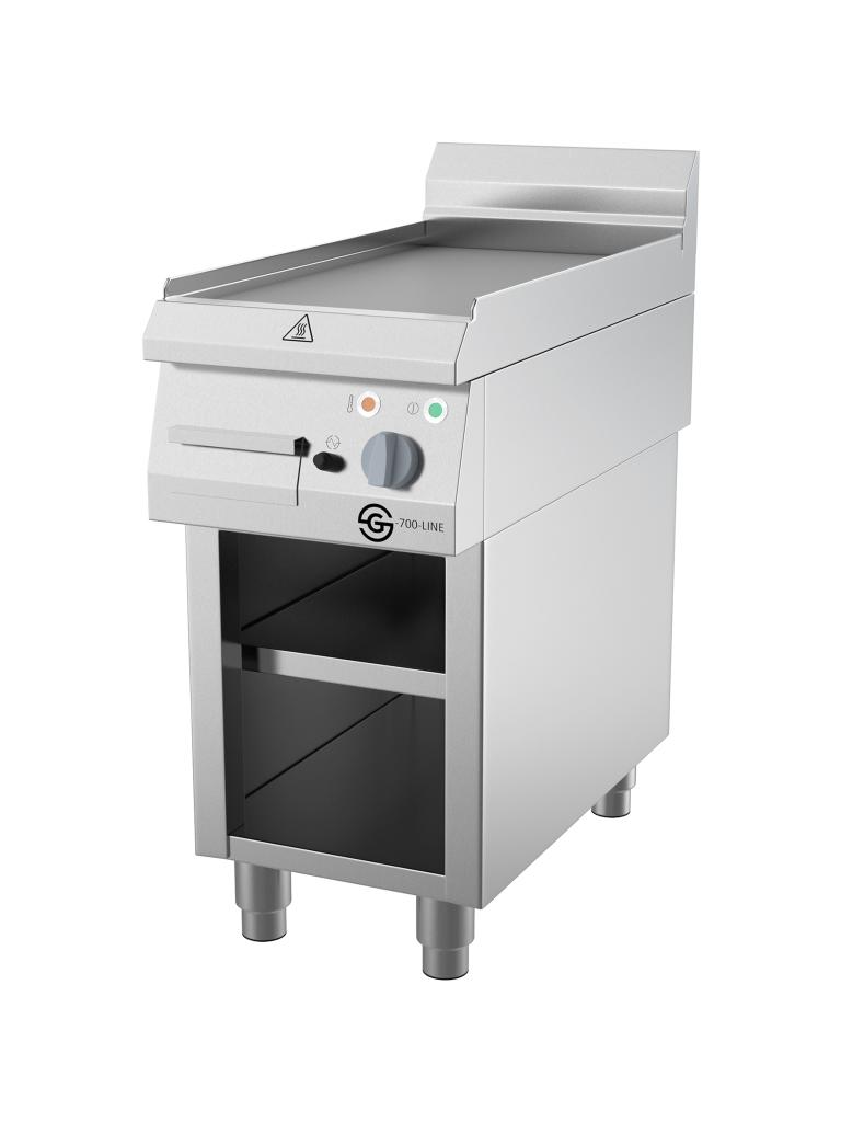 Plancha - Ligne G700 - Electrique - Lisse - 40 CM - Base Ouverte - G-Line