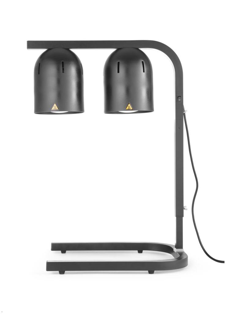 Pont thermique - 500W - Noir - Aluminium - 2 Lampes - G-Line