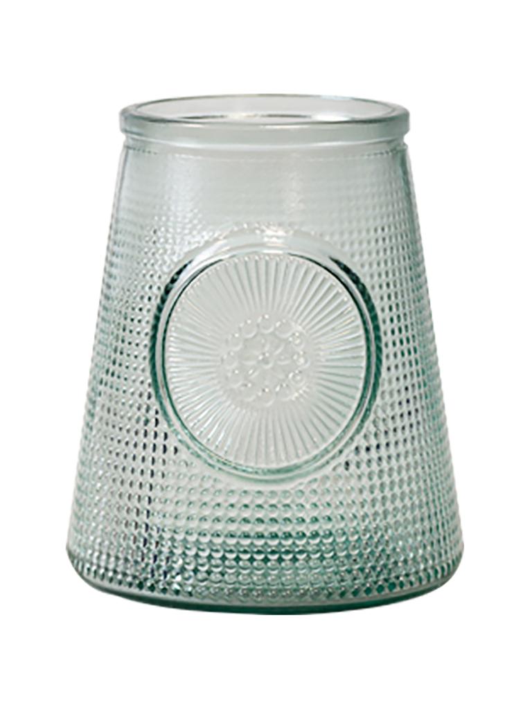 Vase - H 16 x Ø19 CM - Verre - Mandala - 532186