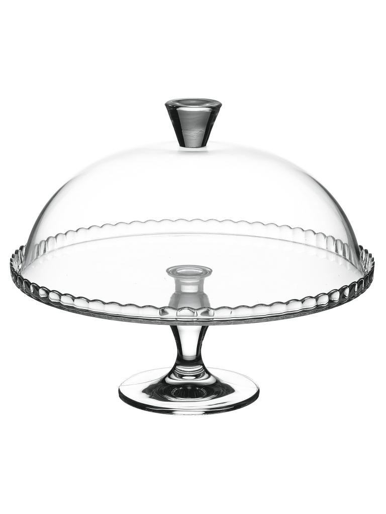 Plateau à gâteau - H 32 x Ø28 CM - Verre - Pasabahce - Pâtisserie - 532941